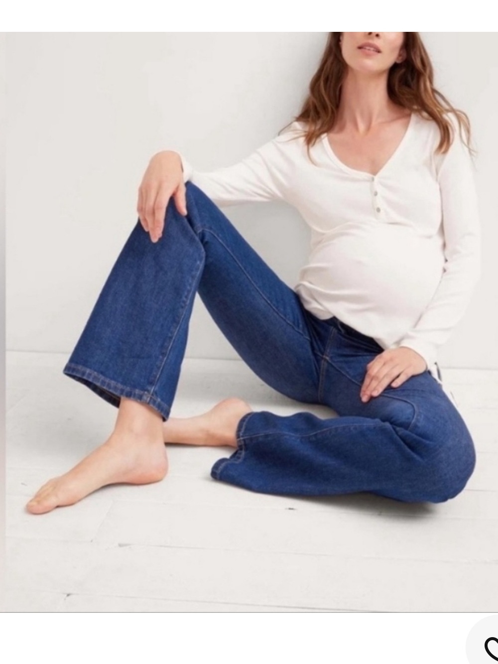 NWOT Hatch the Flare Maternity Jean, sz 28